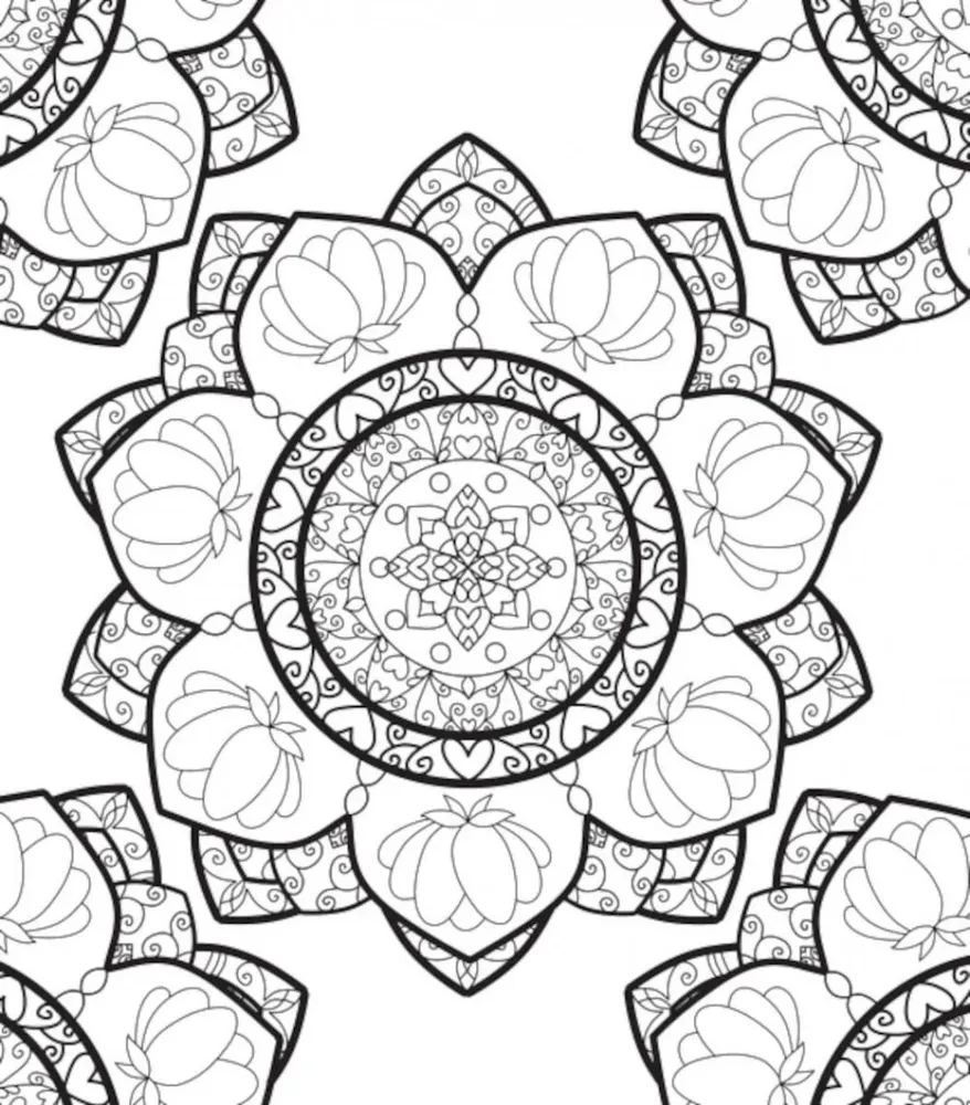 Mandalas of Love. Anti-Stress Coloring Book for Strong and Healthy Relationships