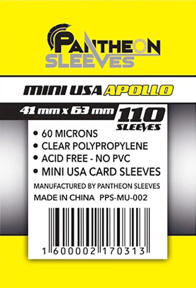 Apollo MU-002 Protectors, 41x63 mm, 110 pieces