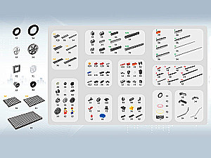 Z-BOTS Constructor with Mechanisms. Set of Parts (731 Parts)