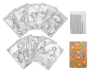 Art Nouveau Tarot. A Coloring Card Deck