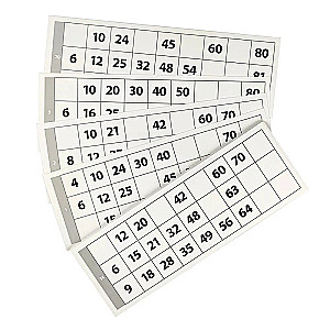 Board Game - Mathematical Lotto. Multiplication Table