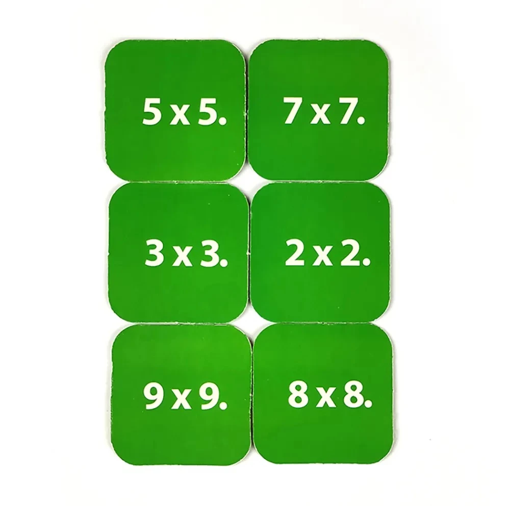 Board Game - Mathematical Lotto. Multiplication Table