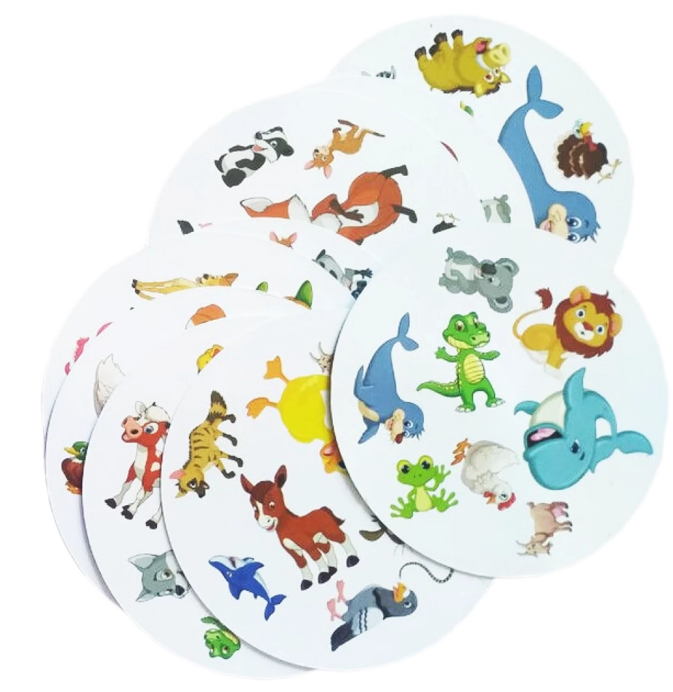 Board Game - Dobble. Animals