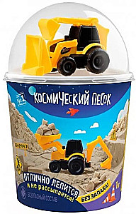 Cosmic sand, 1 kg with tractor toy, sandy