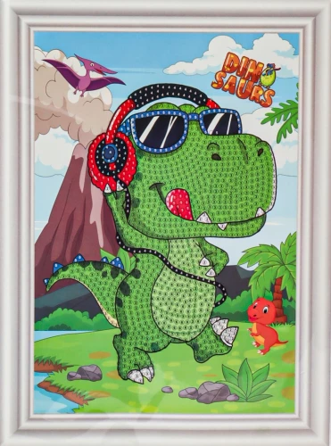 Diamond Mosaic - Little Dinosaur