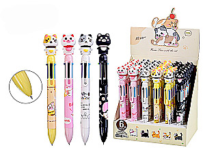 Cute Cat Automatic Ballpoint Pen