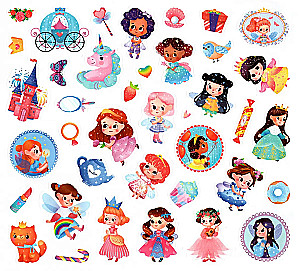 Fairy Tales Fairies and Princesses. Fun Stickers. 150 pieces