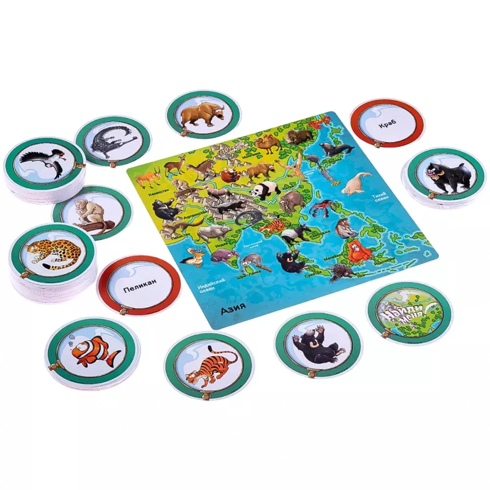 Board Game - Find Me! Animals of the World