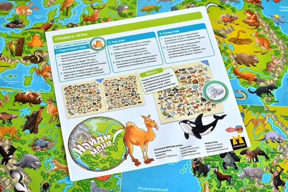 Board Game - Find Me! Animals of the World