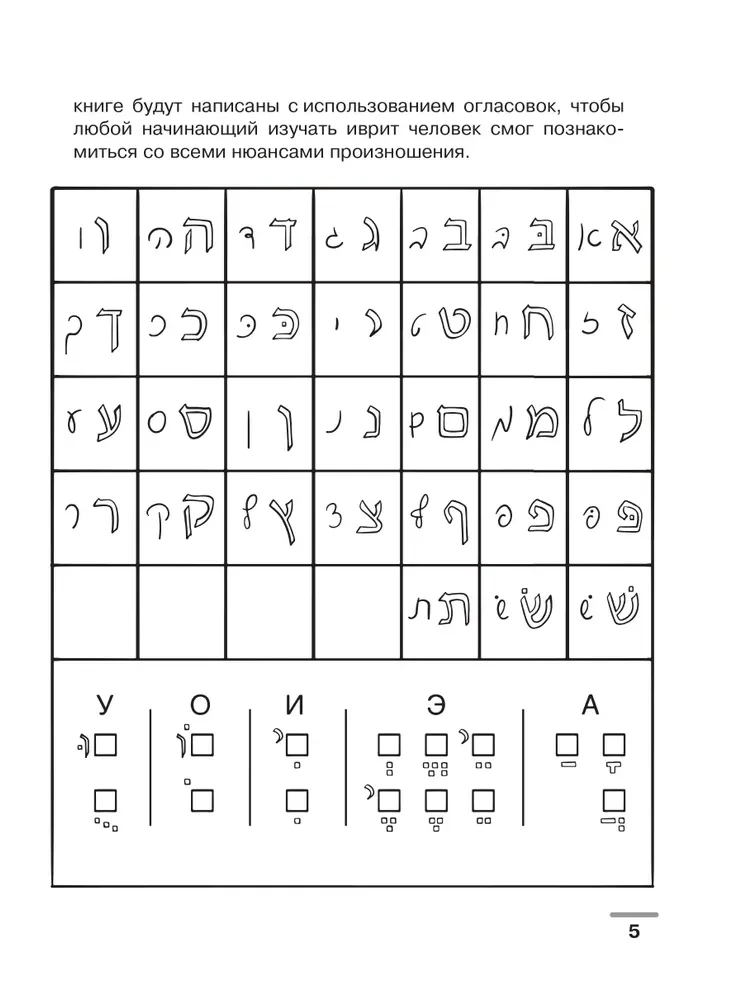 Hebrew: Visual Dictionary-Coloring Book