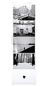 Bookmark - Photo Collage. Fountain House, b/w