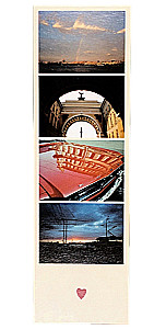 Bookmark - Photo Collage. Tram