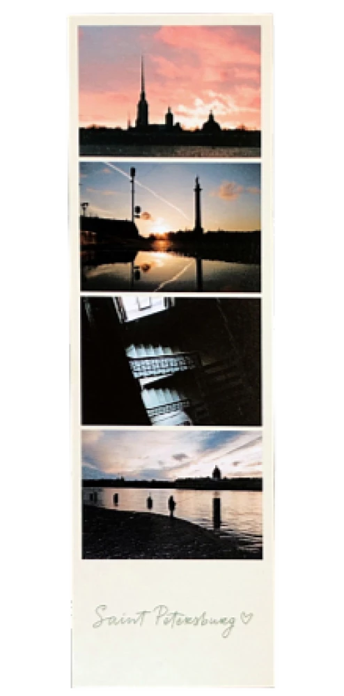 Bookmark - Photo Collage. Fisherman