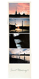 Bookmark - Photo Collage. Fisherman