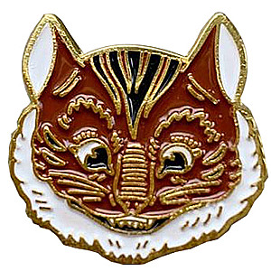 Enamel Badge - Alice. Cat