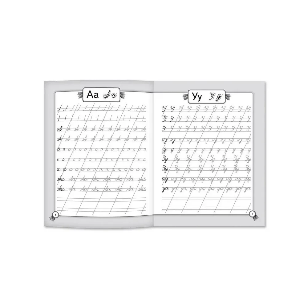 Correcting Handwriting. Copybooks for Primary School. Russian Language