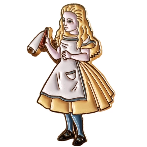 Enamel Pin - Alice. Drink Me