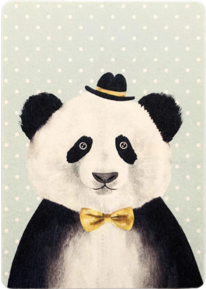 Card - Panda in a Hat