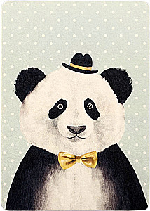 Card - Panda in a Hat