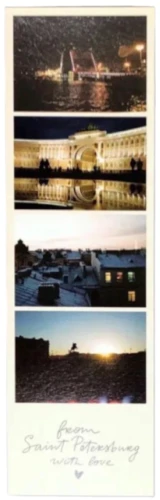 Bookmark - Photo Collage. Palace Bridge