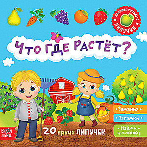 Sticker Book - What Grows Where?