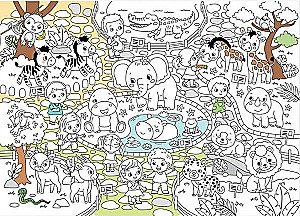 Reusable coloring - Zoo