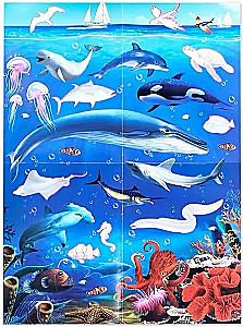 Activity Book with Stickers and Growing Toys - Ocean