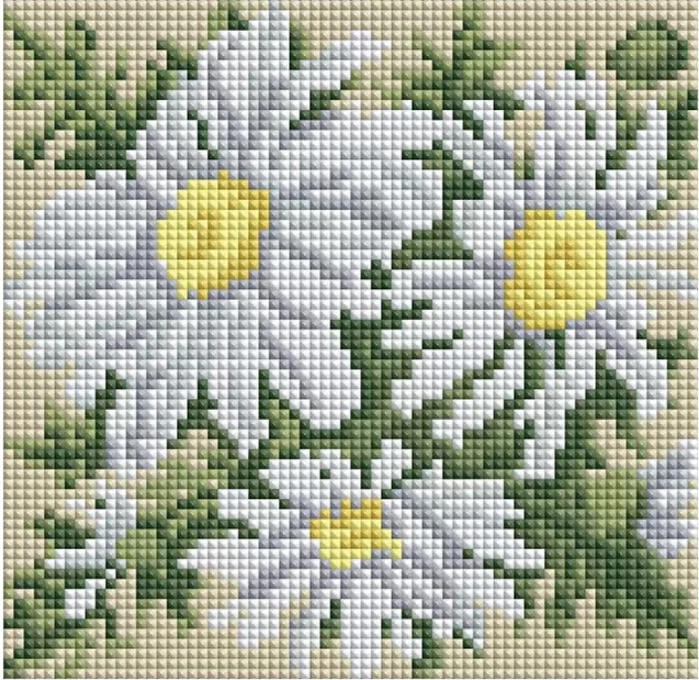 Diamond Mosaic - Daisies