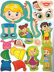 My Body. Developmental Sticker Book