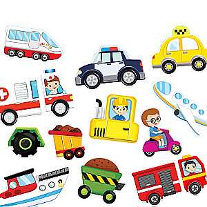 Magnetic book - toy. Transport