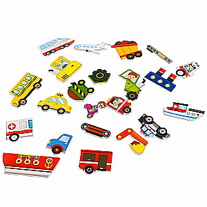 Magnetic book - toy. Transport