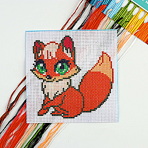 Creative Kit - Cross Stitch. Fairy Fox