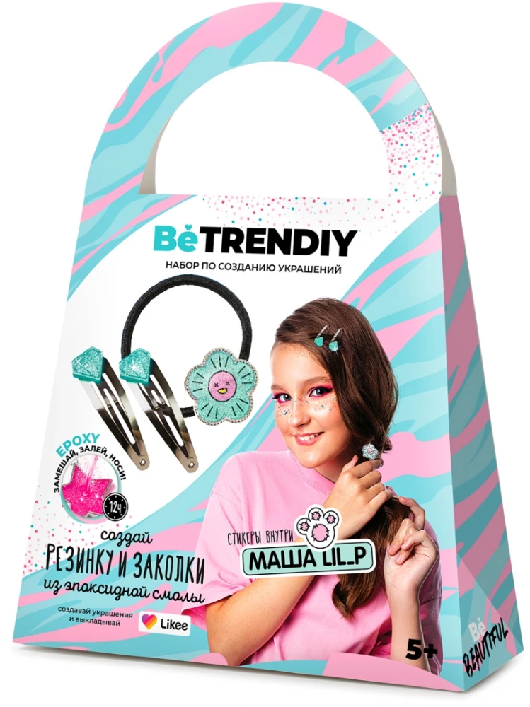 Creative Kit - Be TrenDIY, Hair Tie and Clips by Masha LIL P