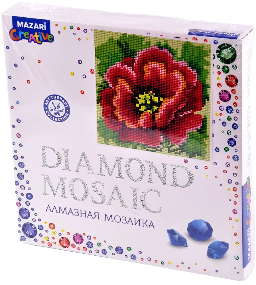 Diamond Mosaic - Red Poppy