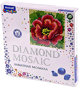 Diamond Mosaic - Red Poppy