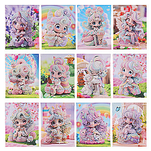 Diamond Mosaic - Marshmallow Girls, 12 designs in assortment