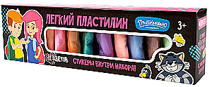 Light Plasticine - Prostokvashino, 12 Gentle Colors