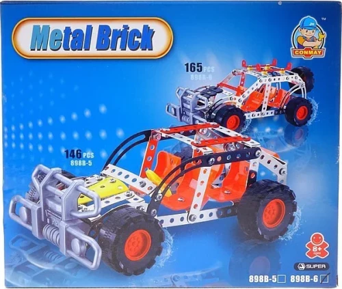 Constructor. Metal Brick (165 pieces)