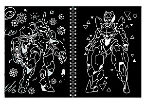 Engravings-Notebook - Robots of the Galaxy