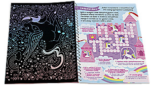 Activity Book with Tasks - Engravings for Girls. Fairy