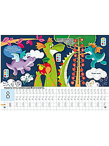 Cursive Writing. Numbers. 165 Educational Stickers