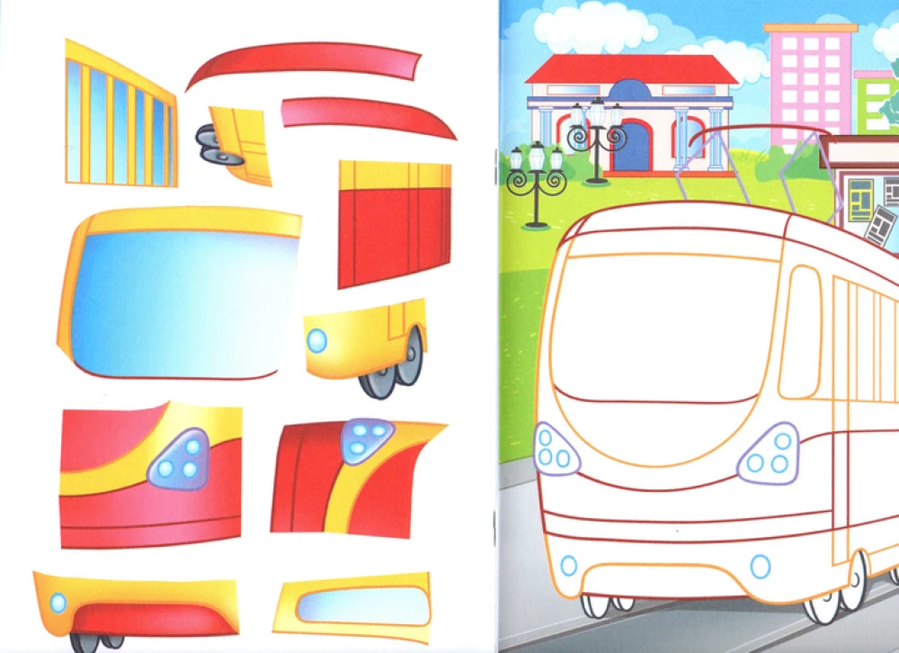 Apps for Toddlers. Transportation. Red Car