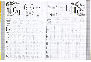 Workbooks. English Language. Printed Letters