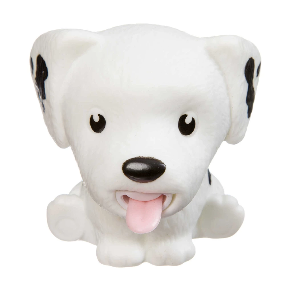 Stress Relief Toy - Show Your Tongue. White Dog