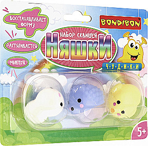 Squishy Set - Cute Ones: Bunny, Hedgehog, Duck