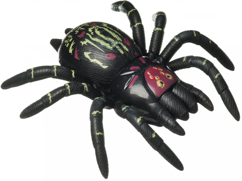 Toy - Weirdos, crawls down the glass. Black spider