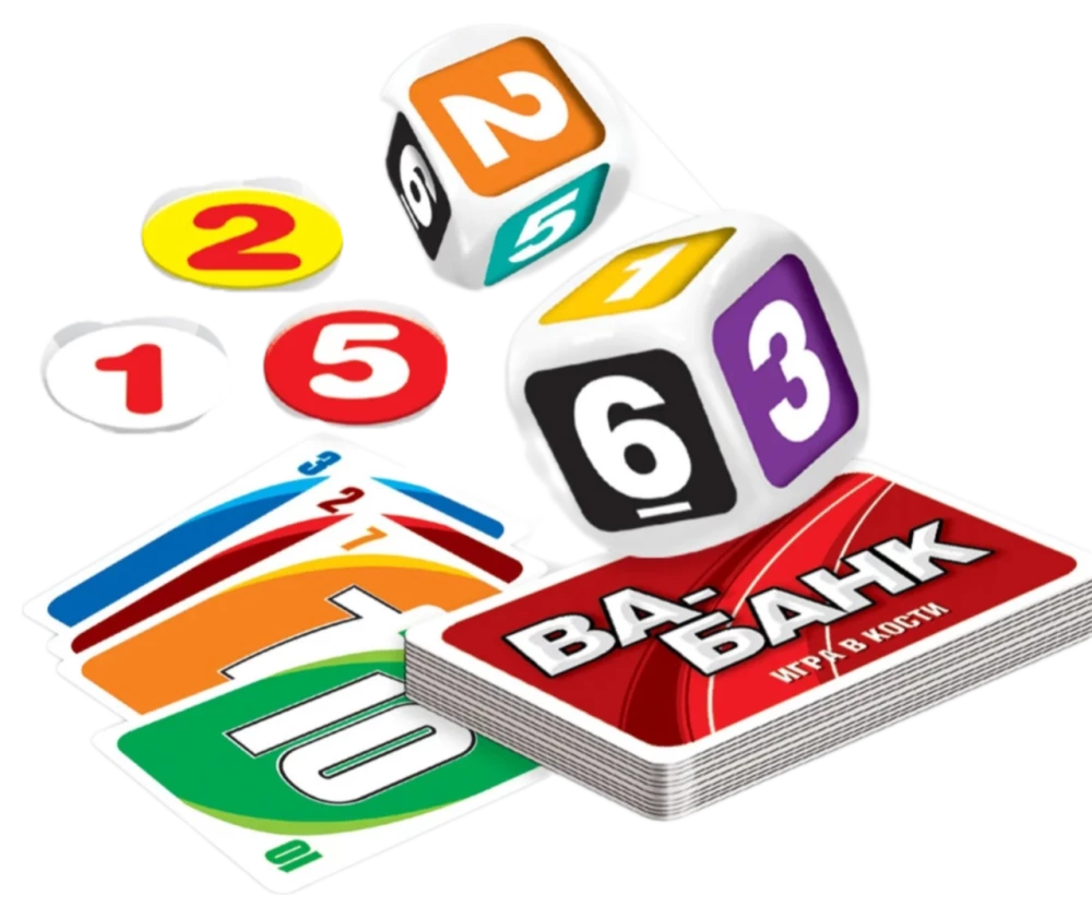 Table Family Dice Game - Va-Bank