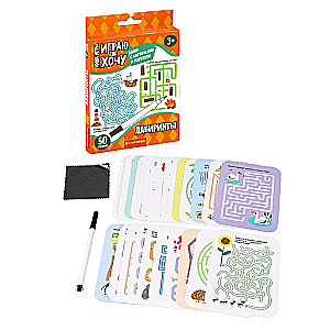 Mini-games with cards and marker - Mazes