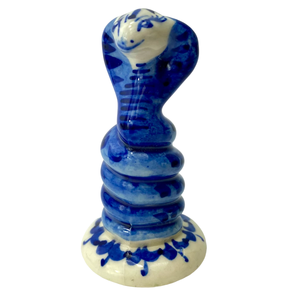 Porcelain figurine - Snake - spiral (9x5)