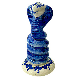 Porcelain figurine - Snake - spiral (9x5)